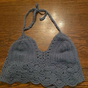 Brand new hawaiian handmade crochet top